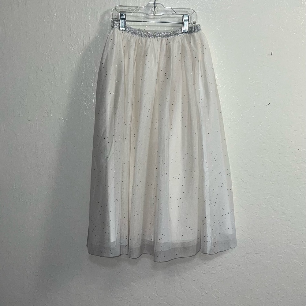 Girls Tulle Glitter Maxi Skirt size 6 - 6X